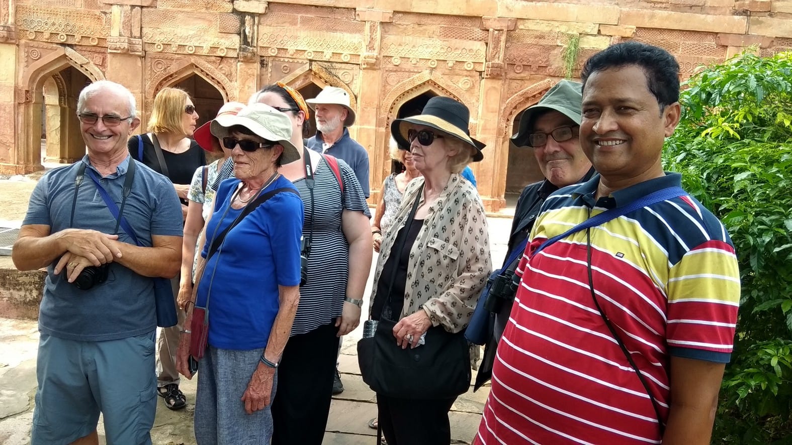Foreigner tourist see ram nagar and chunar fort