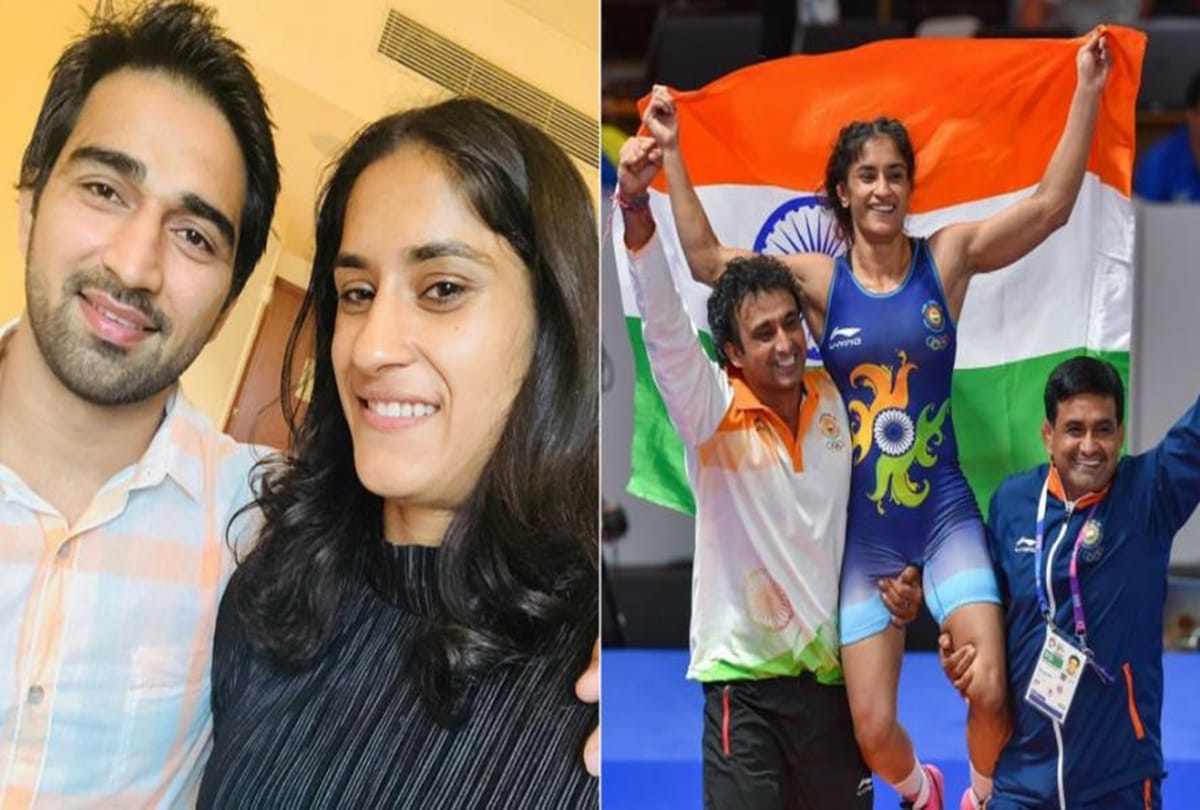 vinesh phogat announced engagement with wrestler somveee rathi