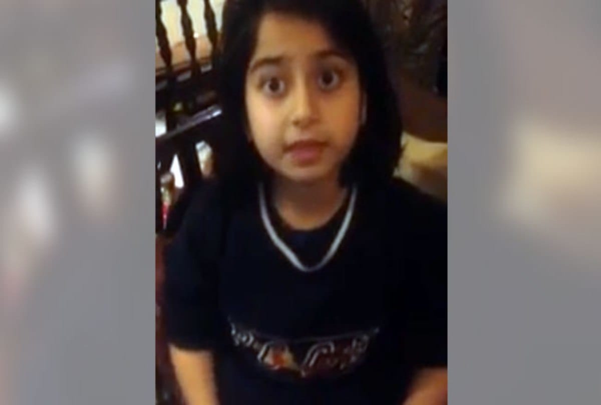 Video being viral of a girl who did not get eid gift on bakrid eid al adha