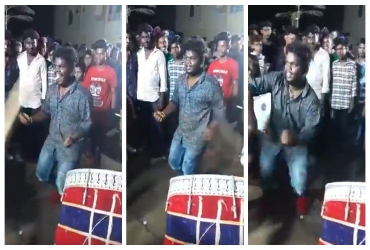 Video being viral of A boy who is dancing like a driver