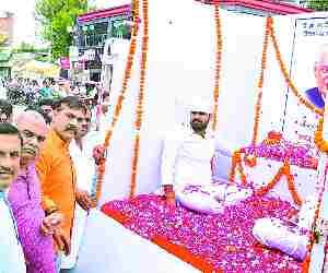 Atal's ashes brought to town