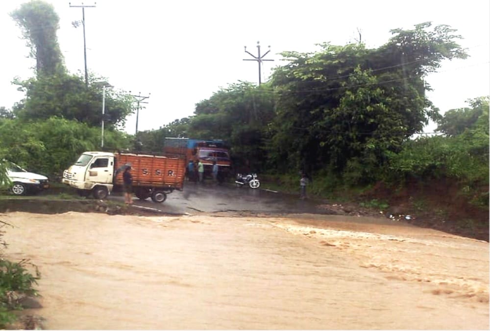 Flood in uttarakhand after very heavy rain rivers overflow