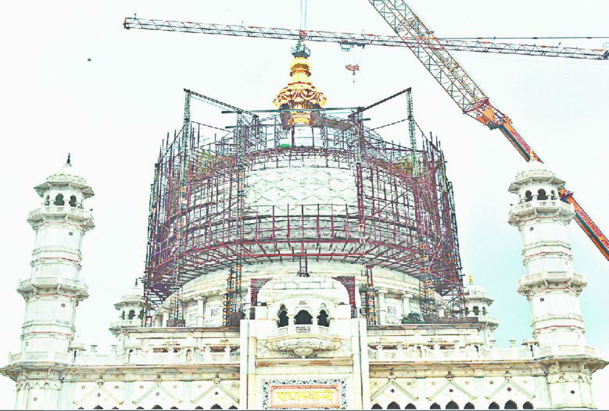 Soami Bagh Samadh kalash higher than Taj Mahal In Agra