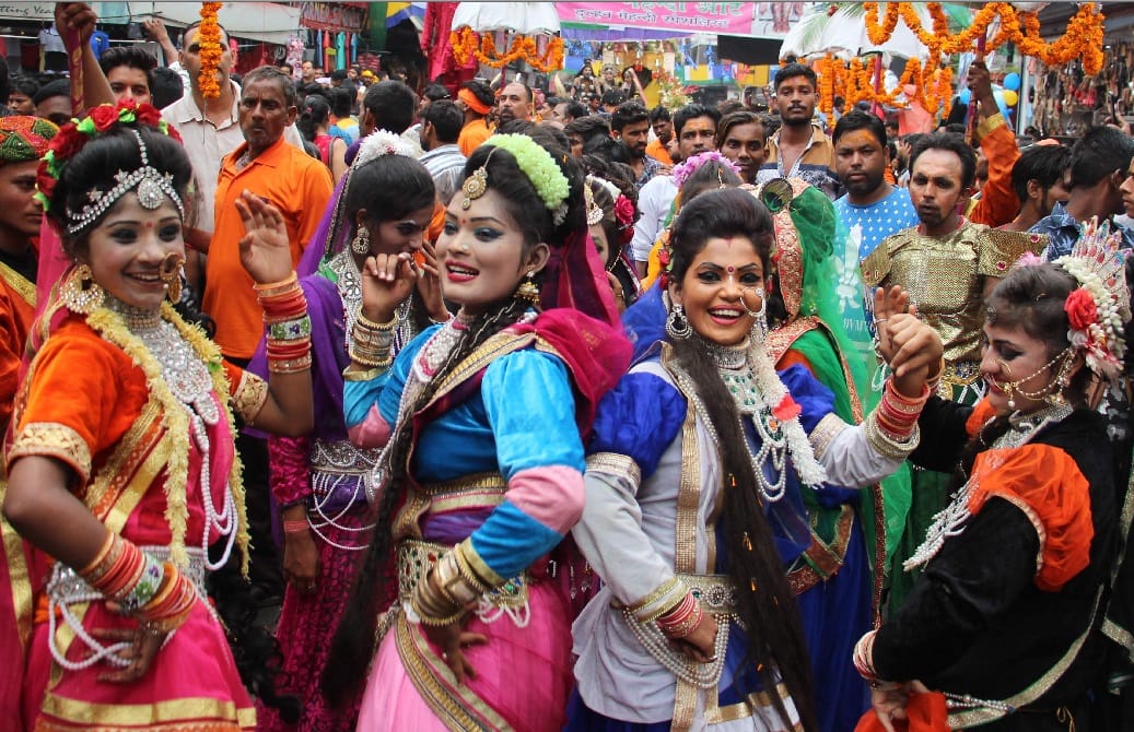 Tapeshwar Temple shobha yatra 2018 photos