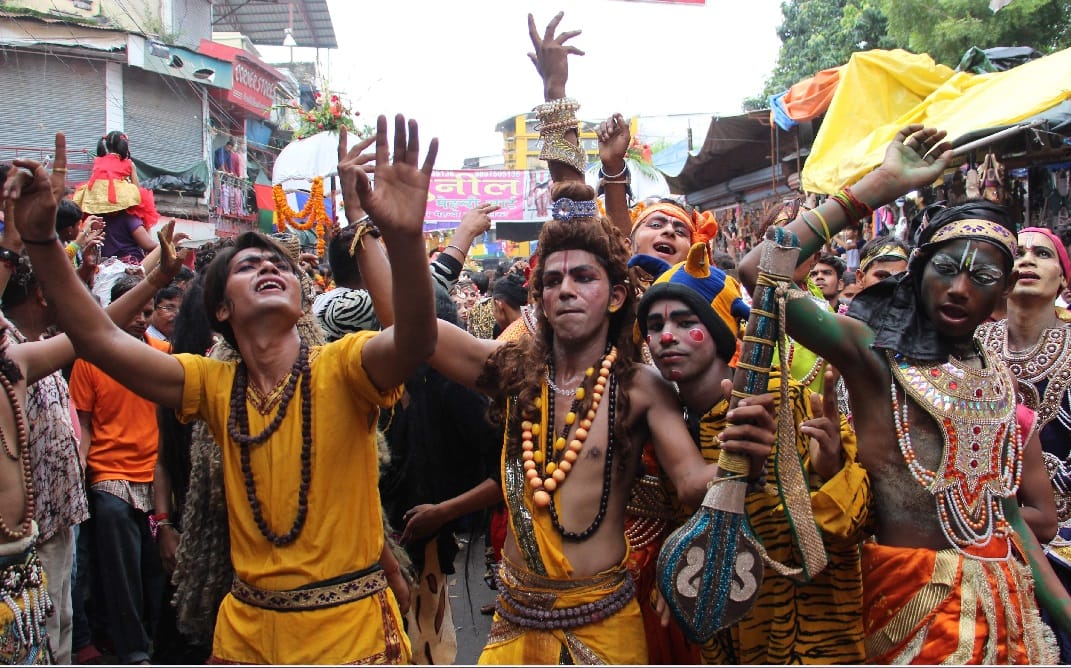Tapeshwar Temple shobha yatra 2018 photos