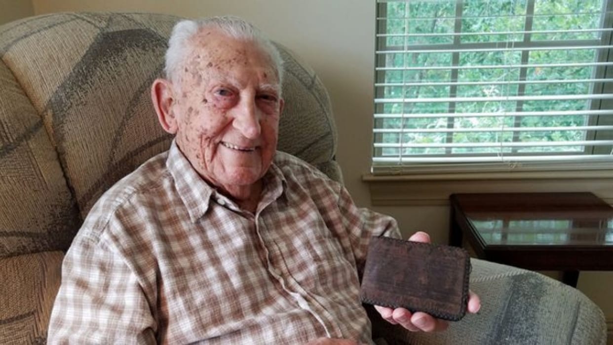 Georgia man gets back his lost wallet after 77 years