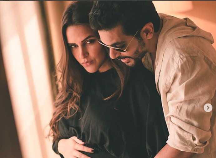 neha dhupia and angad bedi reached mumbai after honeymoon