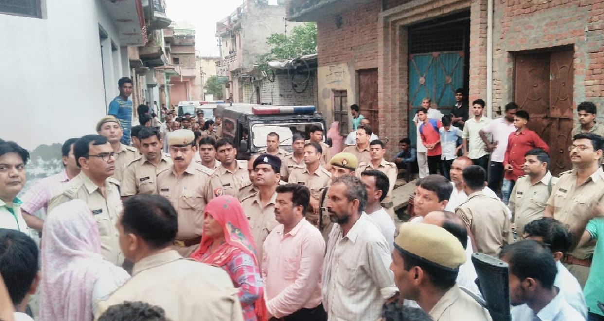 People in two communities in Purbaliyan face-to-face