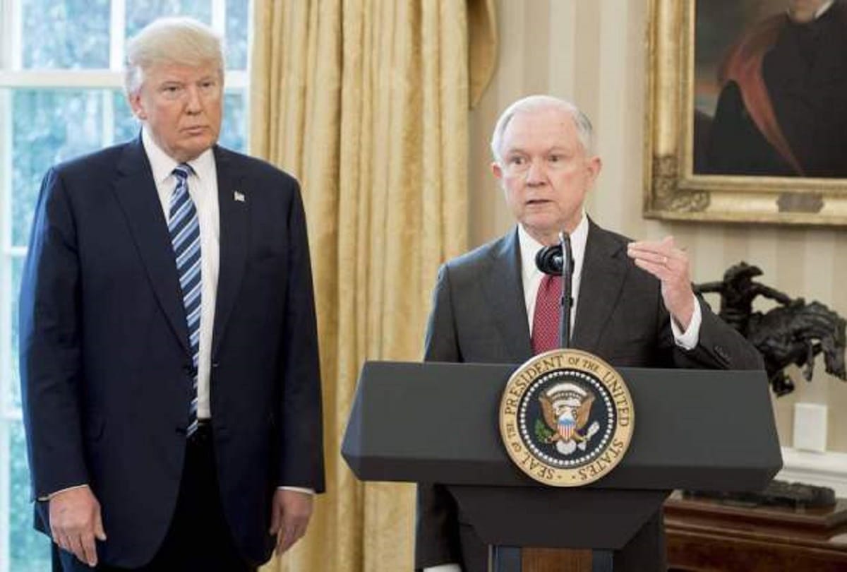Jeff sessions hits back at trump criticism said justice department wont be improperly influenced