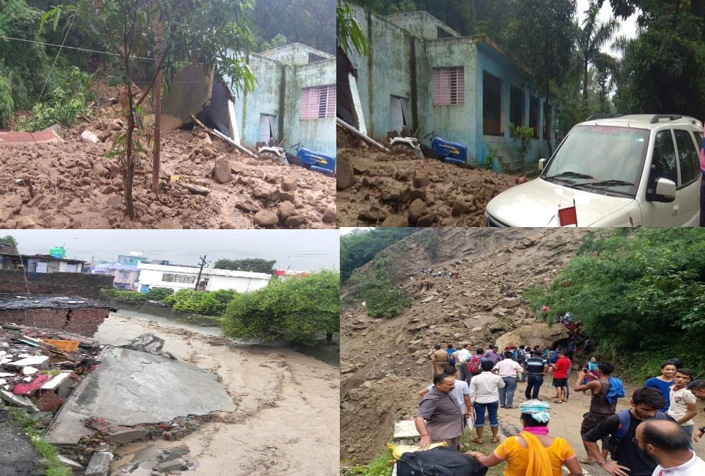 Disaster After flood in pauri uttarakhand photo