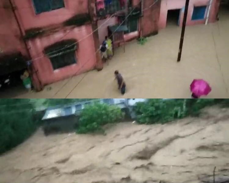 rain create flood like condition in uttarakhand