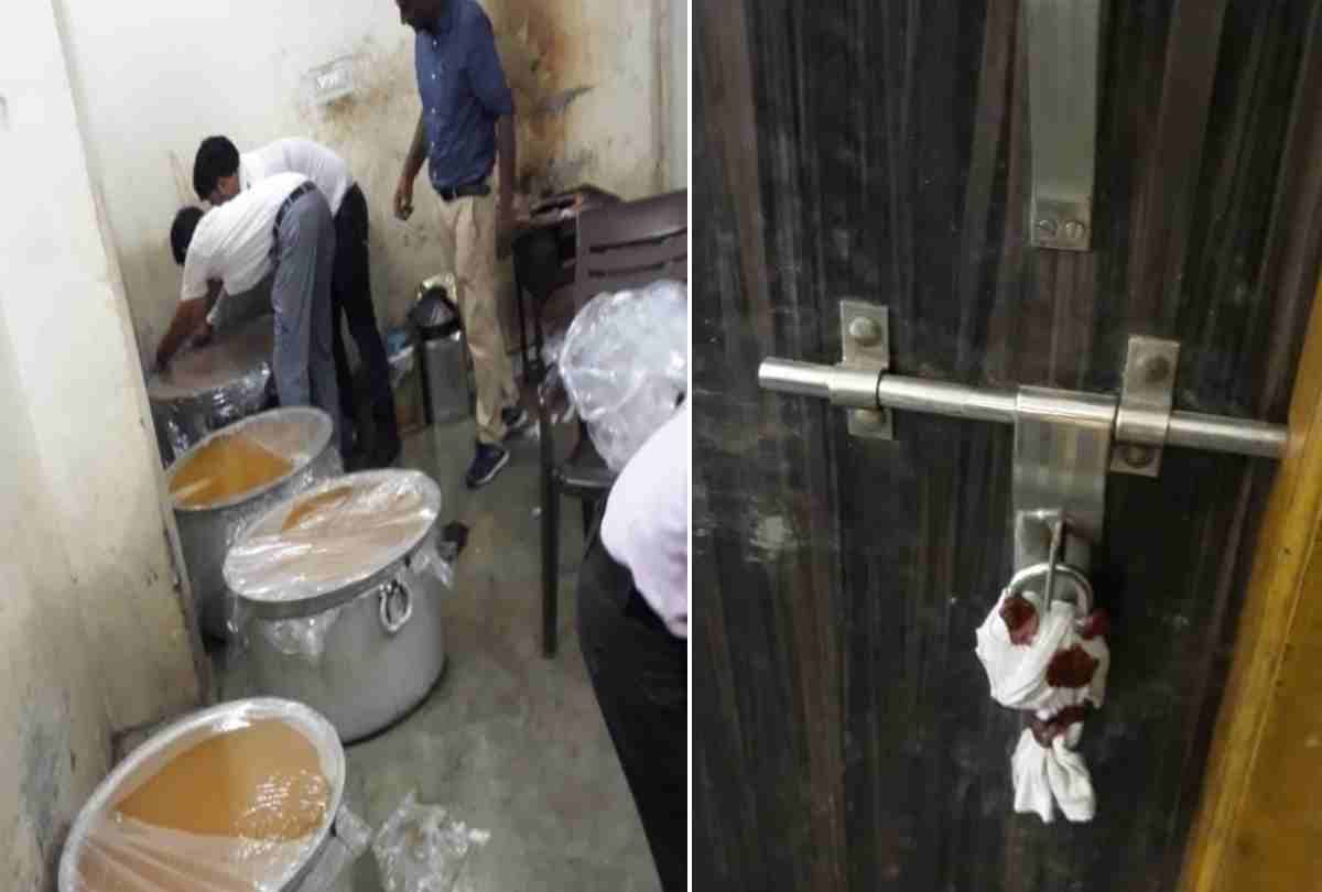 raid on factory of deshi ghee in lucknow