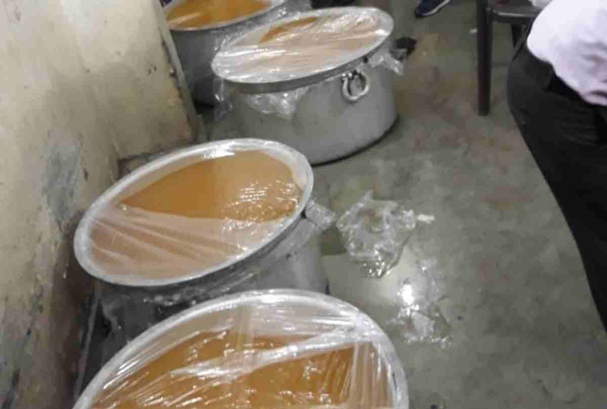 raid on factory of deshi ghee in lucknow