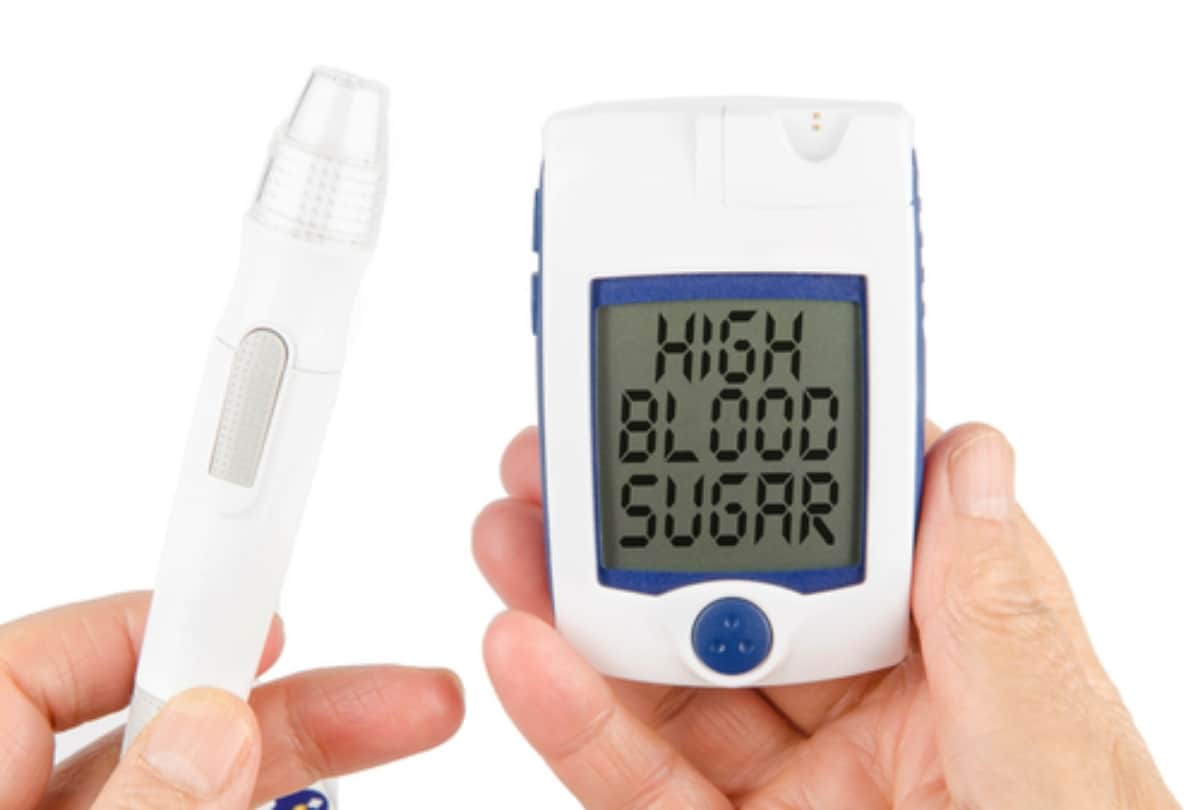 Sugar drying out nerves of eyes