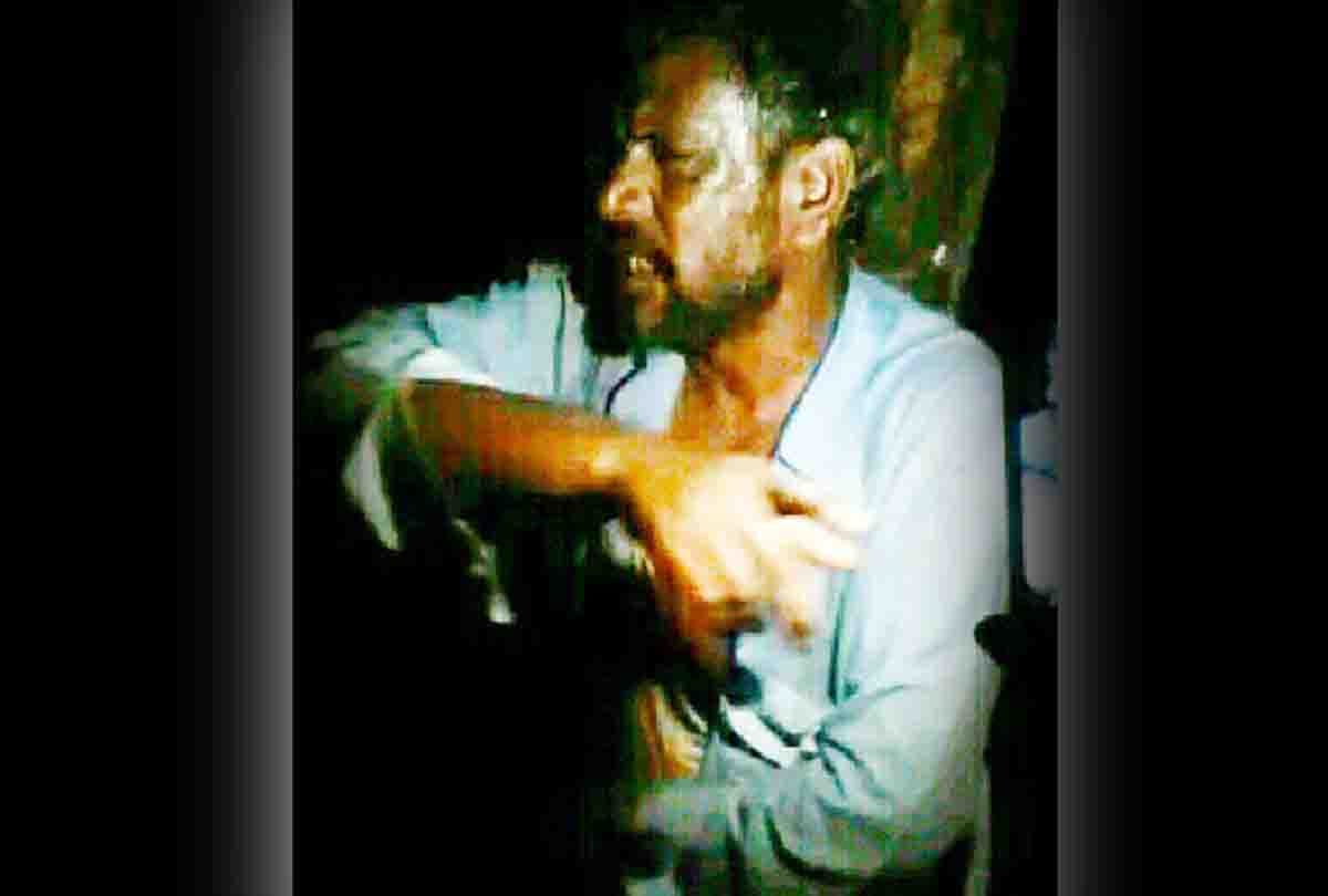 youngman Beaten tied with pole in hamirpur