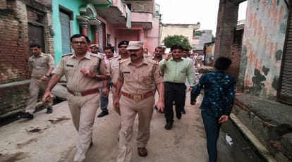 UP, two community people dispute in Muzaffarnagar, and police force deployed in village