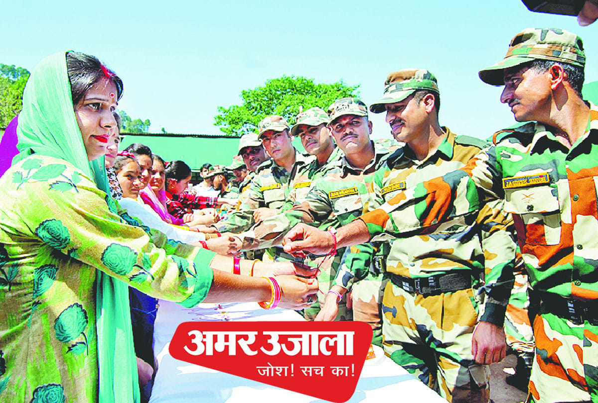 women celebrate raksha bandhan on loc with indian army in poonch jammu kashmir