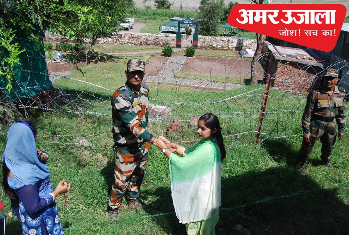 women celebrate raksha bandhan on loc with indian army in poonch jammu kashmir