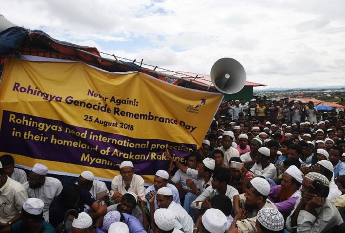 Rohingyas violence complete one year, but life can be threaten again