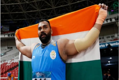 Tejinder Pal Tur scored a new record in the shootout at the 18th Asian Games
