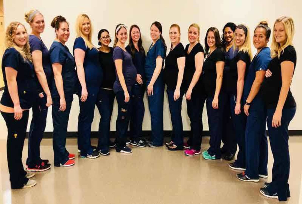 16 nurses in Banner Desert Medical Center in Arizona are pregnant at same time