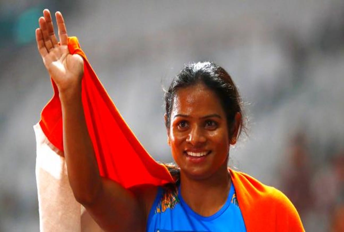 Indian Sprinter Dutee Chand remembered her teachers on Teachers Day