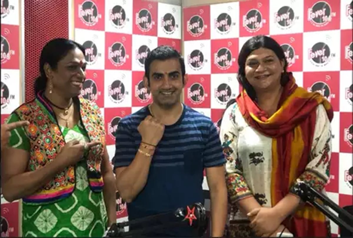 Gautam Gambhir gets rakhis tied by transgenders on raksha bandhan