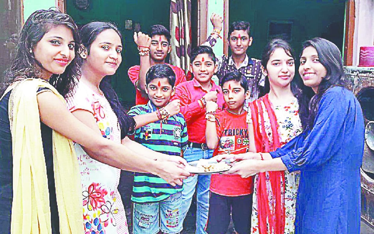 Sisters love to bind on wrist, brothers promise to protect
