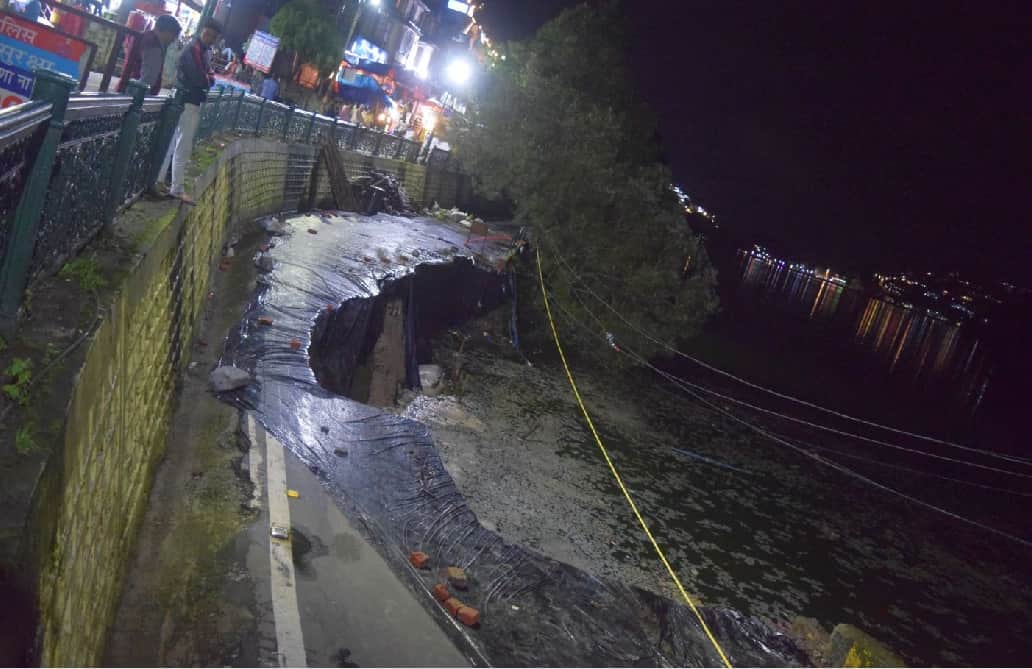 Nainital mall road collapse real reason reveling in administration report