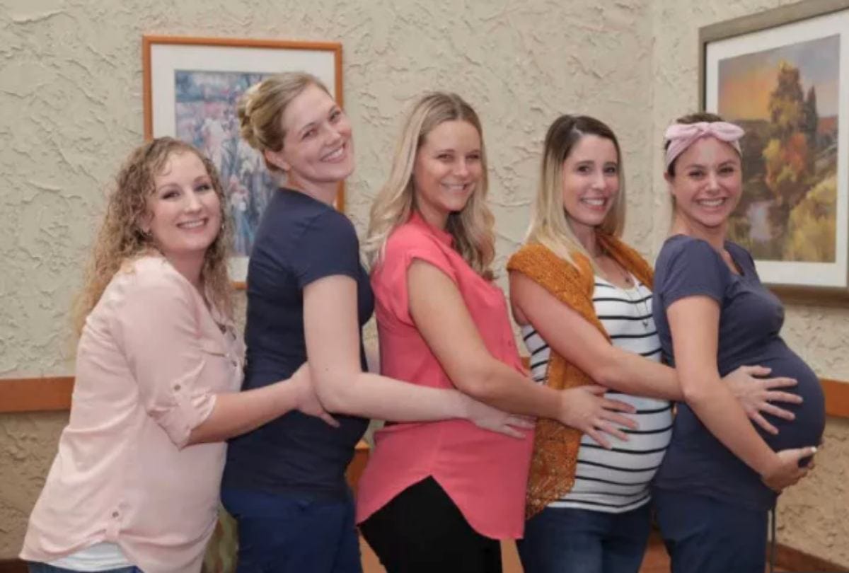 16 nurses in Banner Desert Medical Center in Arizona are pregnant at same time