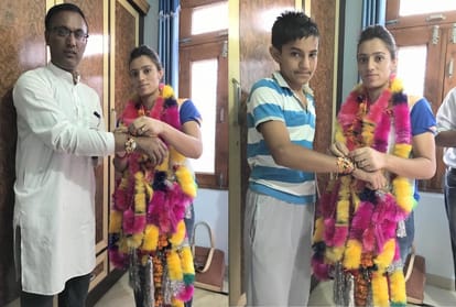 right defender of indian women kabaddi team ritu negi reached home