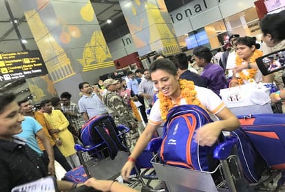 right defender of indian women kabaddi team ritu negi reached home