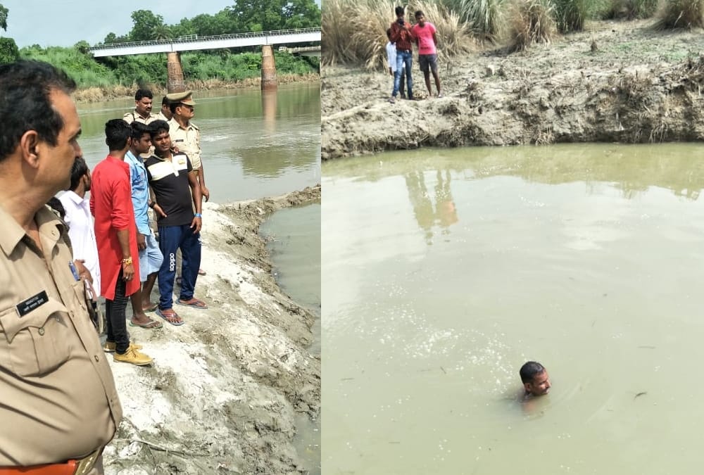two children get drowned in sai river in raebareli.