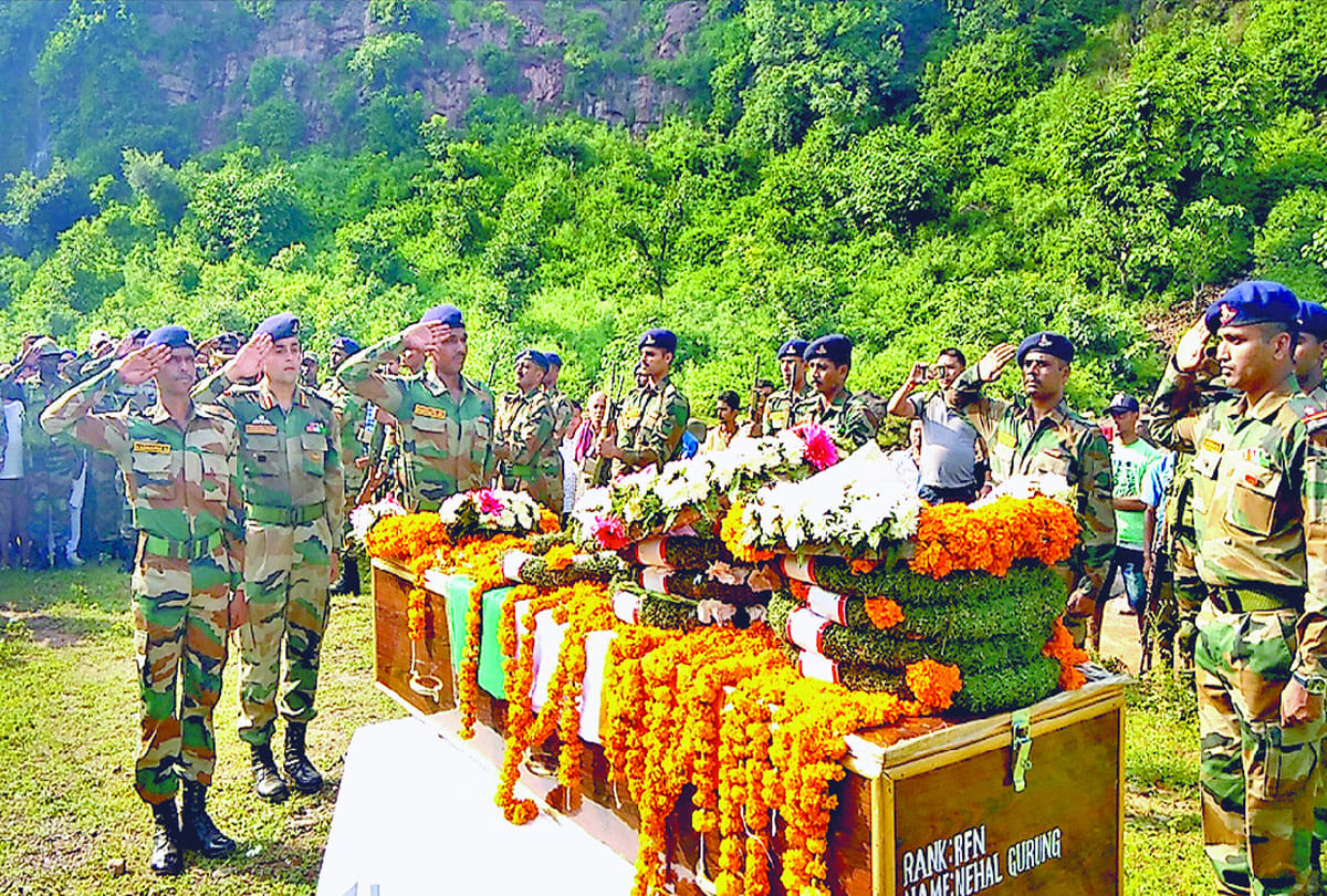 indian army martyr jawan body reaches home on raksha bandhan in kathua jammu kashmir