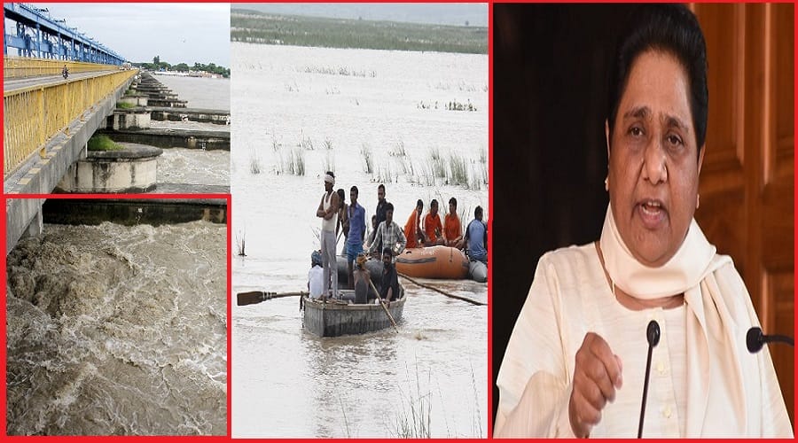 Rivers on the boom: Rescued 19 workers in life risk, Mayawati sent help to families