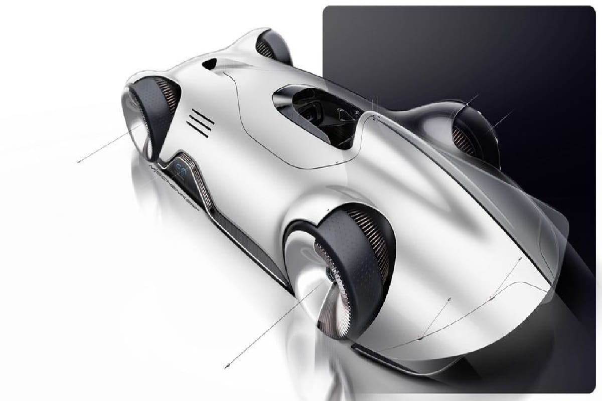 Mercedes-Benz EQ Silver Arrow lauched in monterey car show