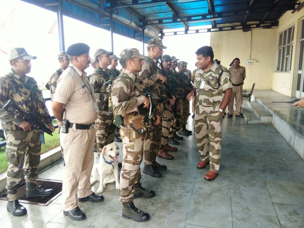 Mock drill at varanasi airport for terrorist attack