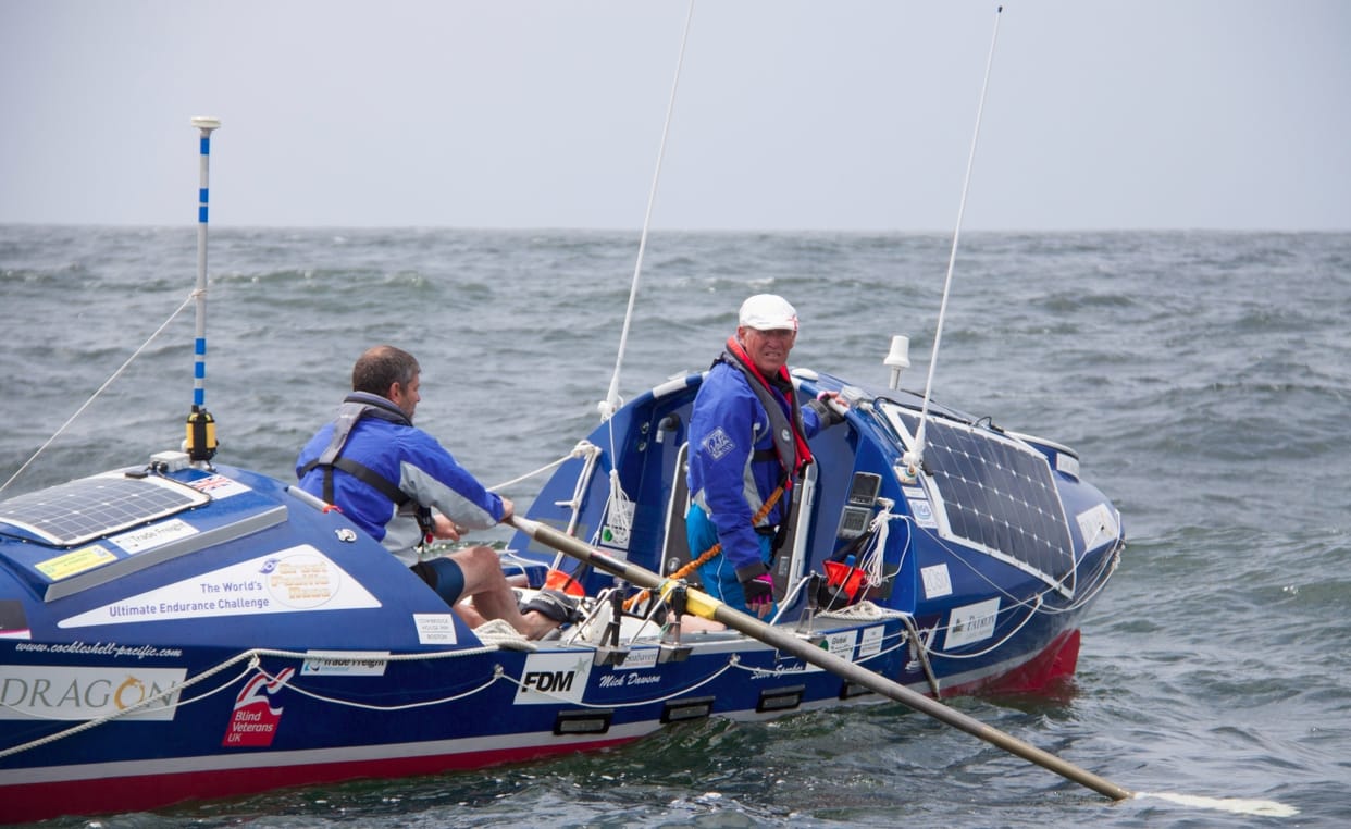 56 year old blind man ready to cover pacific ocean