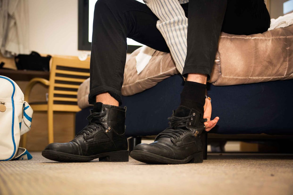 Do not wear shoes or slippers at these four places