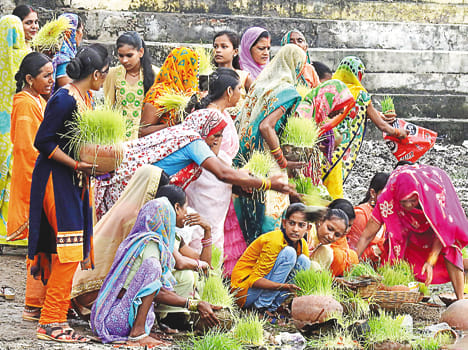 Kajali Festival celebrated with traditions