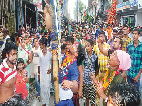 75 marks in the faith of Jahveer Goga Maharaj in farrukhabad