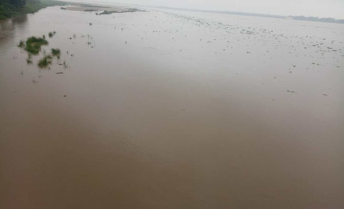 Water level increase in rivers at purvanvhal