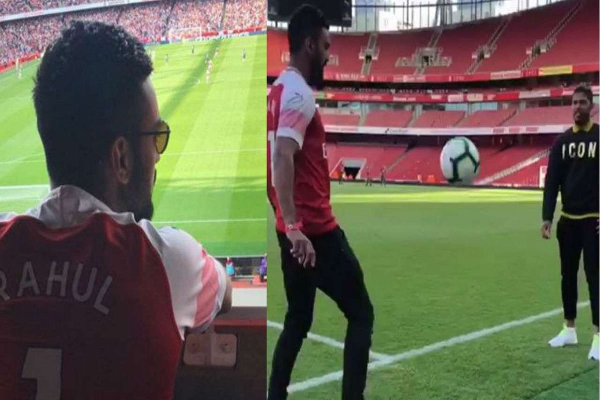 kl rahul and umesh yadav went to watch football match of english premier league in england