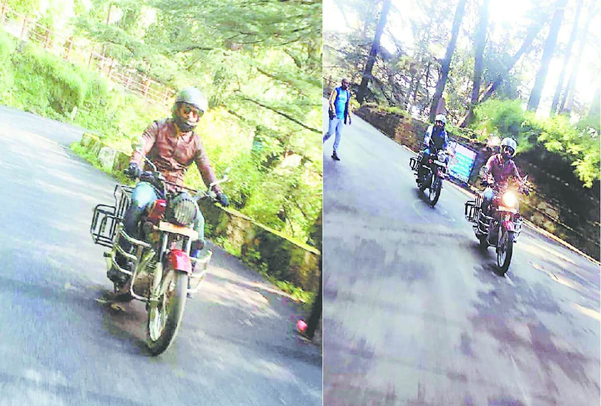 Mahendra Singh Dhoni in shimla for advertisement  shooting