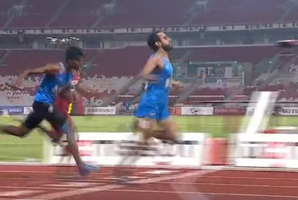 manjeet singh and lily won gold medal in 1500 metre