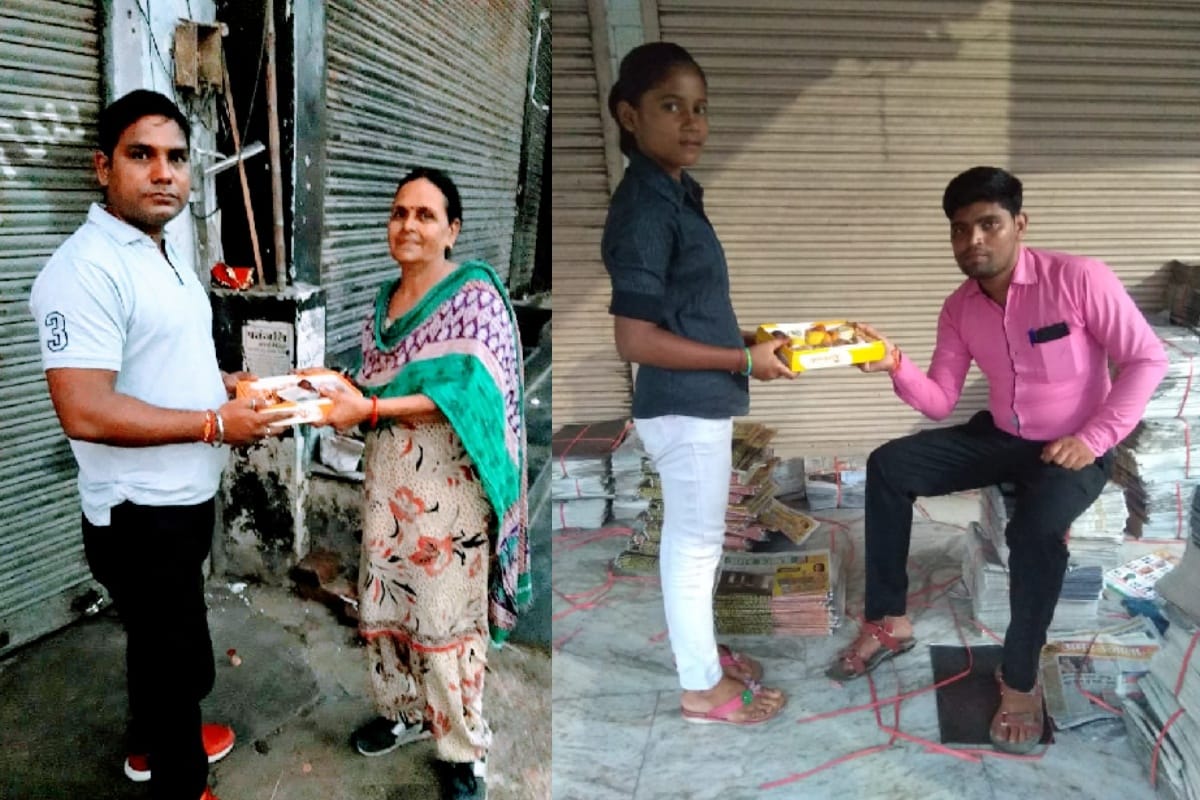 UP:  Meet the lady hawker from meerut who deliver newspaper daily to peoples houses