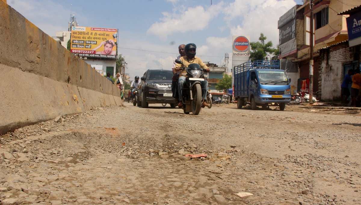 Varanasi roads damage with in on month