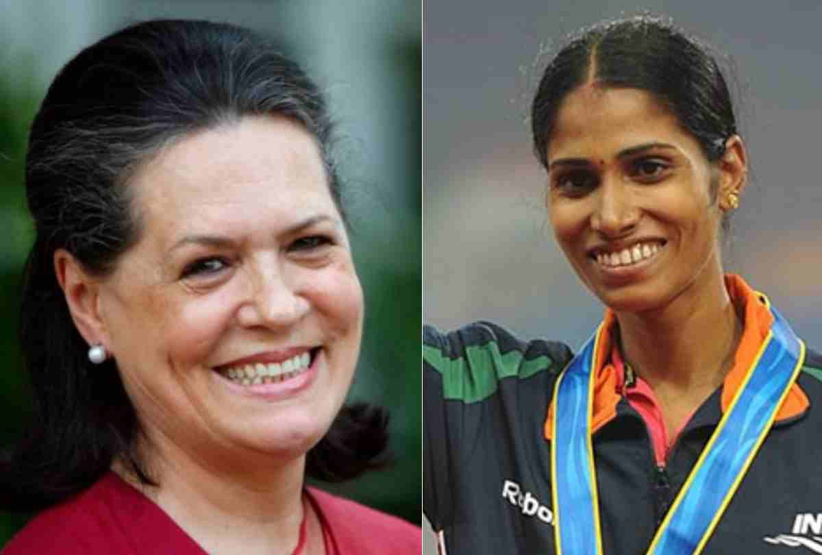 sonia gandhi congratulates sudha singh for winning silver in asian games