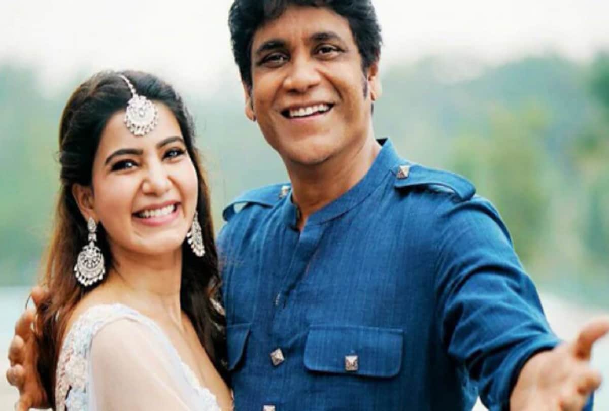 akkineni nagarjuna was seen in romantic film with samantha ruth prabhu