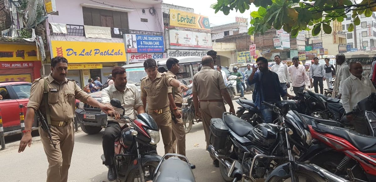 varanasi traffic police twice vehicle checking in one month